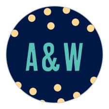 Seal your envelopes and decorate your stationery with our stunning Color Pop Wedding Stickers.