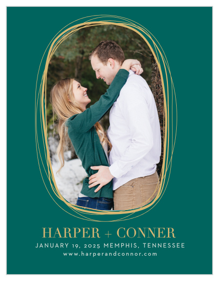 Our With This Ring Save-the-Date Cards ensure that your loved ones mark their calendars well in advance of your special day.