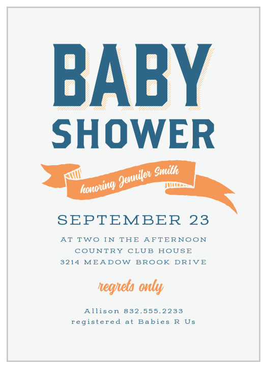 Gather your loved ones together to celebrate your little one on the way with our Modernly Western Baby Shower Invitations.