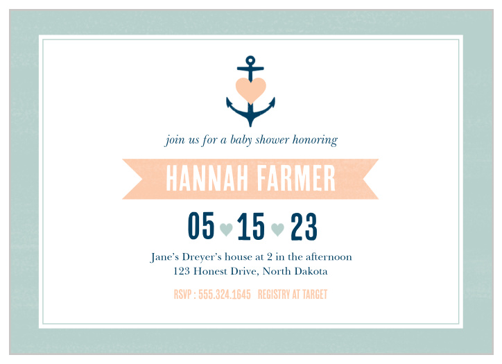 A nautical themed shower for your soon to come sailor!