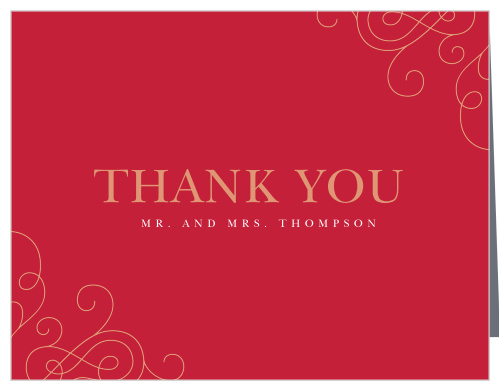 Color of Love Wedding Thank You Cards