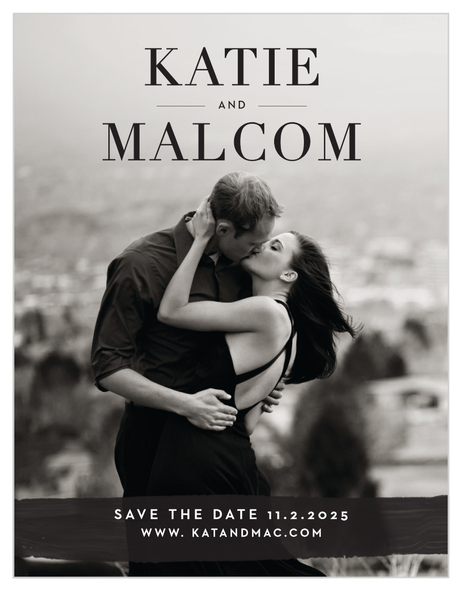Modern Art Save the Date Cards