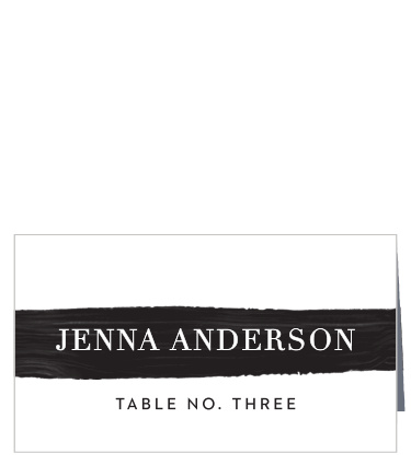 Our Modern Art Wedding Place Cards utilize the same gorgeous design and color scheme as several cards in the Modern Art wedding suite. 