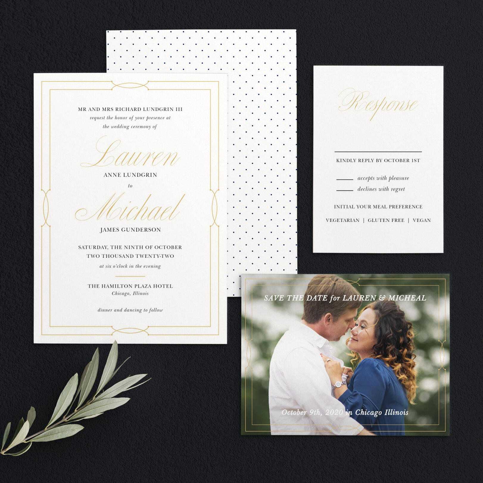 Love Knots Wedding Invitations by Basic Invite