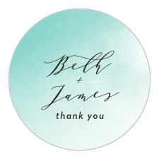 Our Ocean Spray Wedding Stickers utilize the same gorgeous design and color scheme as several other cards in the Ocean Spray wedding suite.