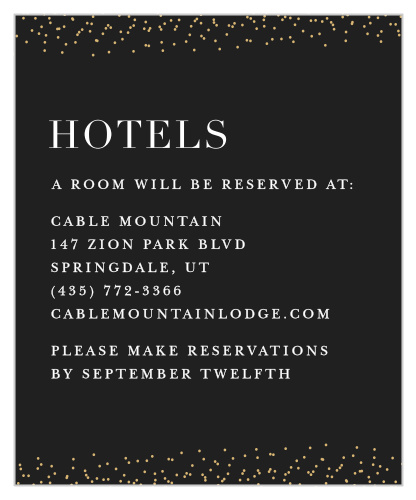 Recommend only the best local hotels to your guests with our stunning Luminous Sparkles Accommodation Cards.