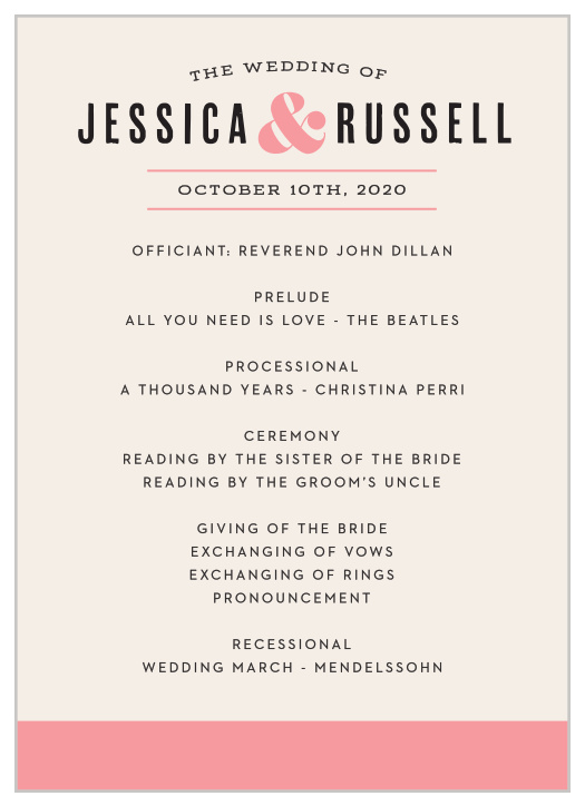 Our Color Block Registry Cards utilize the same gorgeous design and color scheme as several other cards in the Color Block wedding suite.