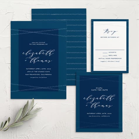 Stunning Starlight Wedding Invitations