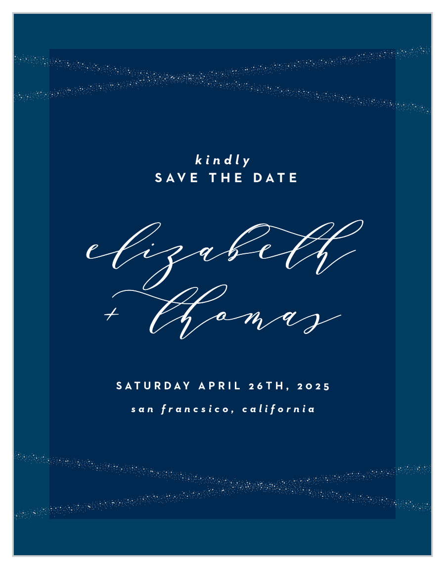 Stunning Starlight Save the Date Magnets