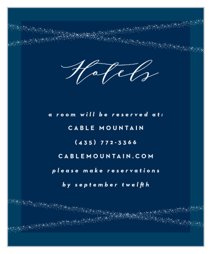 Make sure your guests have a place to call home during your event.