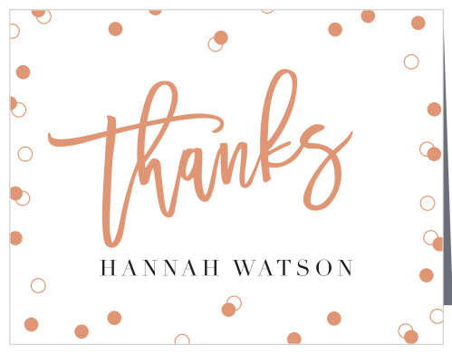Champagne Toast Bridal Shower Thank You Cards