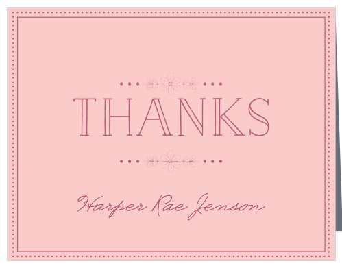 Our Delicate Daisy Bridal Shower Thank You Cards are accentuated with intricate daisy decorations.