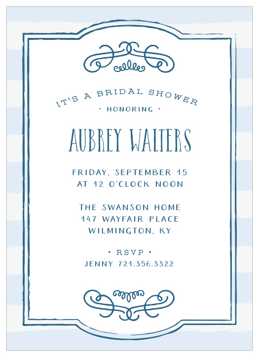 Your guests are sure to adore our Hand Drawn Simplicity Bridal Shower Invitations!