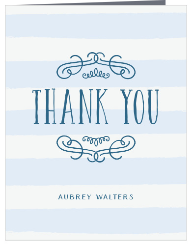 Your guests are sure to adore our Hand Drawn Simplicity Bridal Shower Thank You Cards!