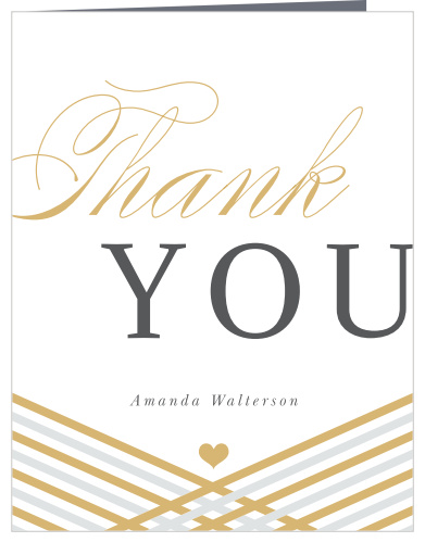 Our Small Heart Bridal Shower Thank You Cards will win your guests hearts!