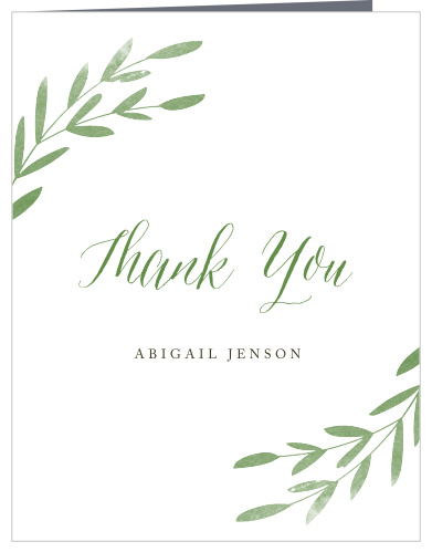 Spring Leaves Bridal Shower Invitations by Basic Invite