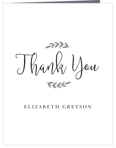 New Mrs Bridal Shower Thank You Cards