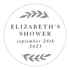 Celebrate the bride as she transitions from miss to Mrs with our simple and chic New Mrs Bridal Shower Stickers!