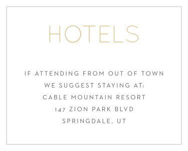 Recommend only the best local hotels to your guests with our stunning Wonderfully Weaved Bat Mitzvah Lodging Cards.