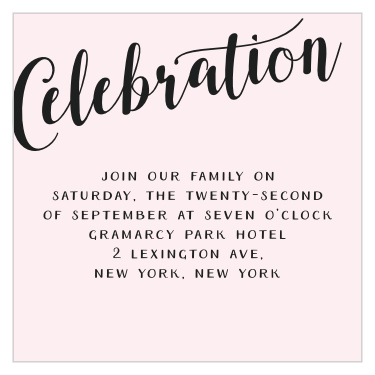 Our Splendid Glamour Bat Mitzvah Reception Cards utilize the same gorgeous design and color scheme as several other cards in the Splendid Glamour mitzvah suite.