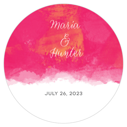 Our gorgeous Splashy Watercolor Coaster is the perfect gift- both for your venue's tables and for your guests to take home after your big day.