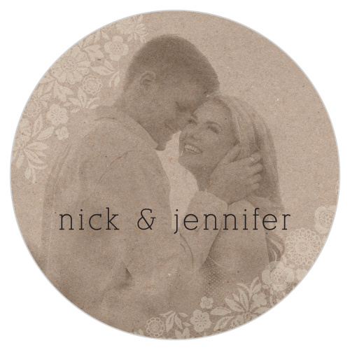 The Vintage Floral Kraft wedding invitation is perfect for your vintage, and classy wedding theme! 