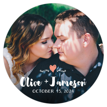 With our stunning Rustic Lovers Coaster arranged around your venue's tables, you can be sure that your guests will be immediately impressed.