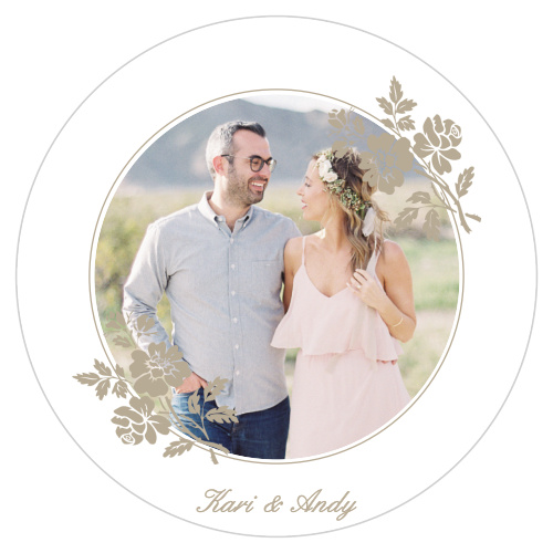 Our Rose Stamped Coaster is a perfect way to preserve your table tops!