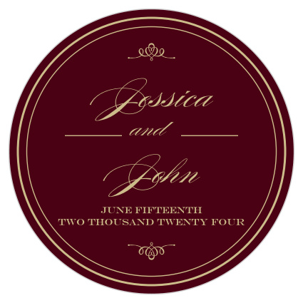 Our Elegant Script Coaster is a perfect way to preserve your table tops!