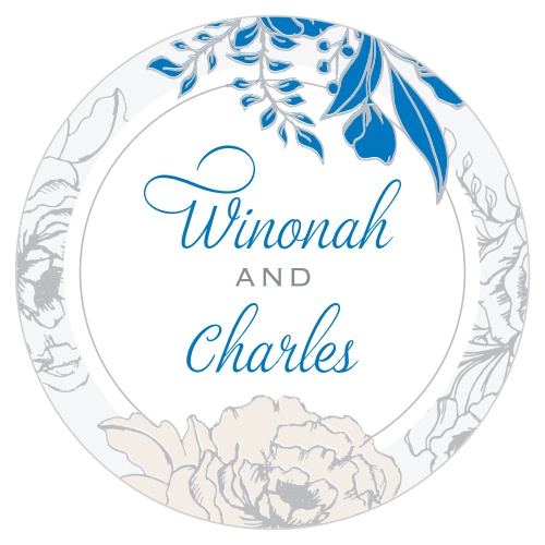 Our gorgeous Peony Draped Coaster is the perfect gift- both for your venue's tables and for your guests to take home after your big day. 