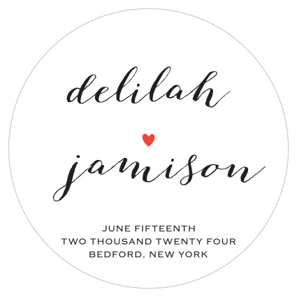 Our gorgeous Script Heart Coaster is the perfect gift- both for your venue's tables and for your guests to take home after your big day.