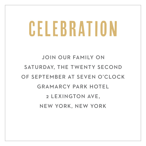 Our Modern Star Bar Mitzvah Reception Cards utilize the same gorgeous design and color scheme as several other cards in the Modern Star mitzvah suite. 