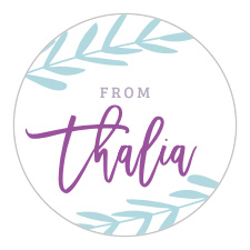 Our Elegant Vineyard Bat Mitzvah Stickers are a great choice for your child’s mitzvah! 