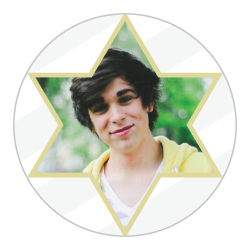 Frankly Framed Bar Mitzvah Stickers