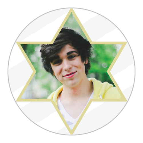 Our Frankly Framed Bar Mitzvah Stickers are a great choice for your child’s mitzvah! 