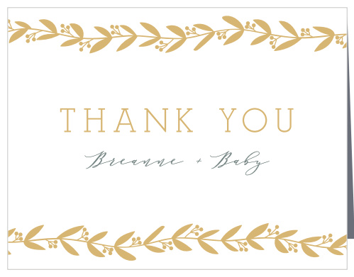 Elegant Berries Baby Shower Thank You Cards