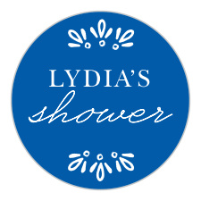 Our Sweet Prince Baby Shower Stickers are perfect for your sweet little boy on the way!