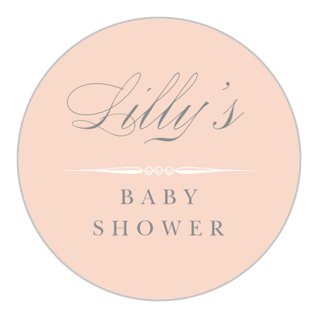 Tutu Cute Baby Shower Stickers