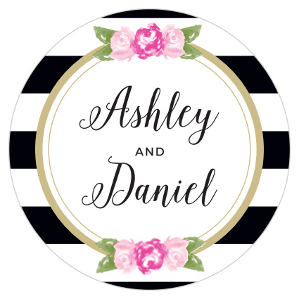 Our gorgeous Floral Stripe Coaster is the perfect gift- both for your venue's tables and for your guests to take home.