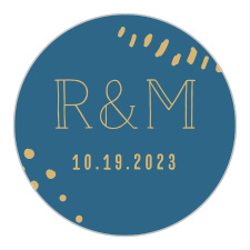 Our Perennial Painterly Wedding Stickers utilize the same gorgeous design and color scheme as several other cards in the Prim and Proper wedding suite.