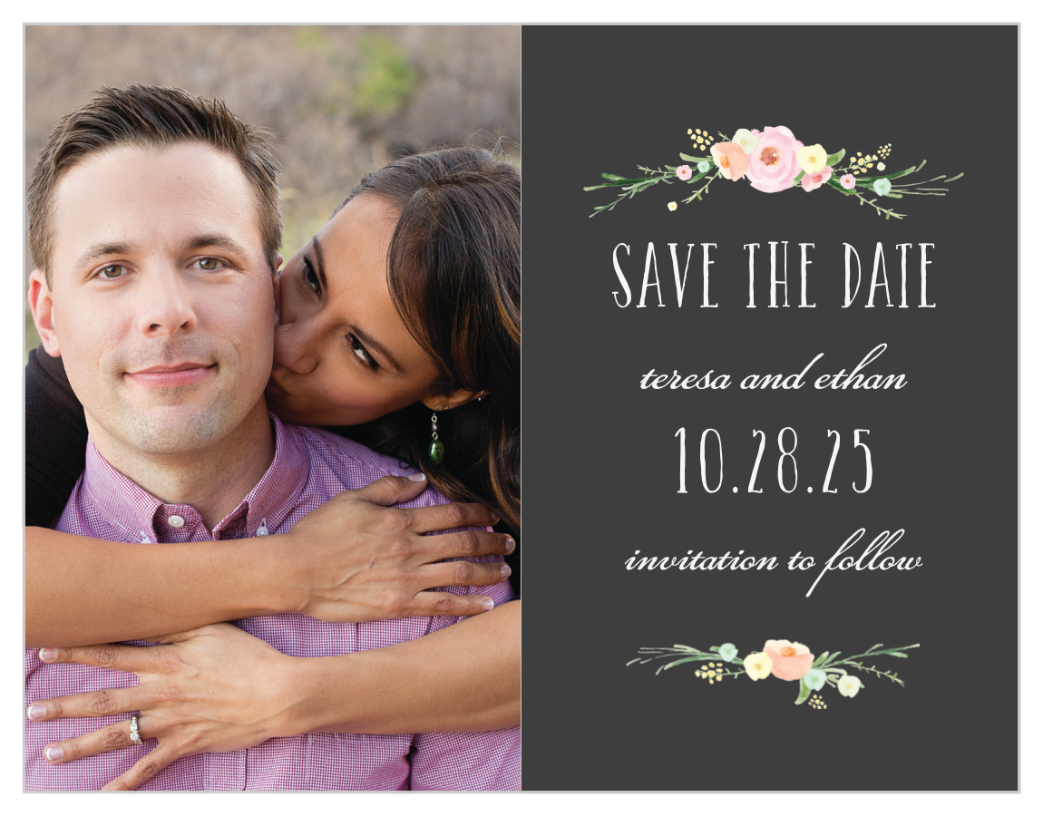 Shaded Garden Save the Date Cards