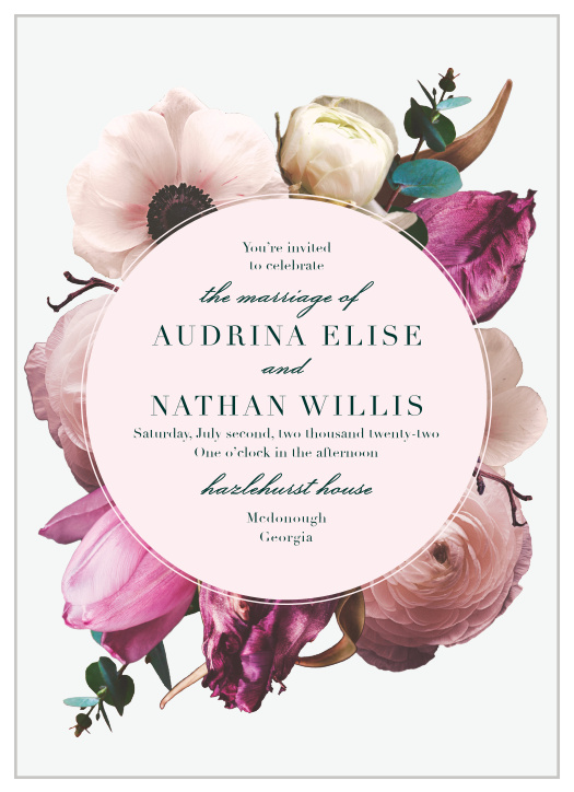 wedding invitation background designs pink