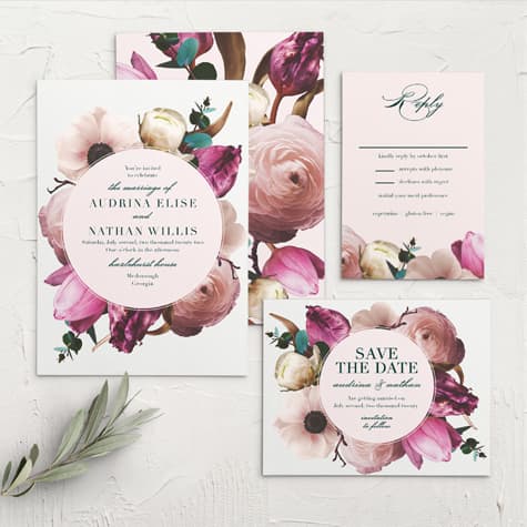 Southern Romance Wedding Invitations