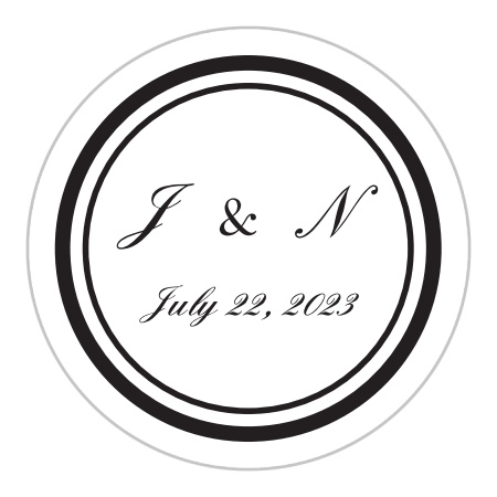 Classic & Clean Wedding Stickers