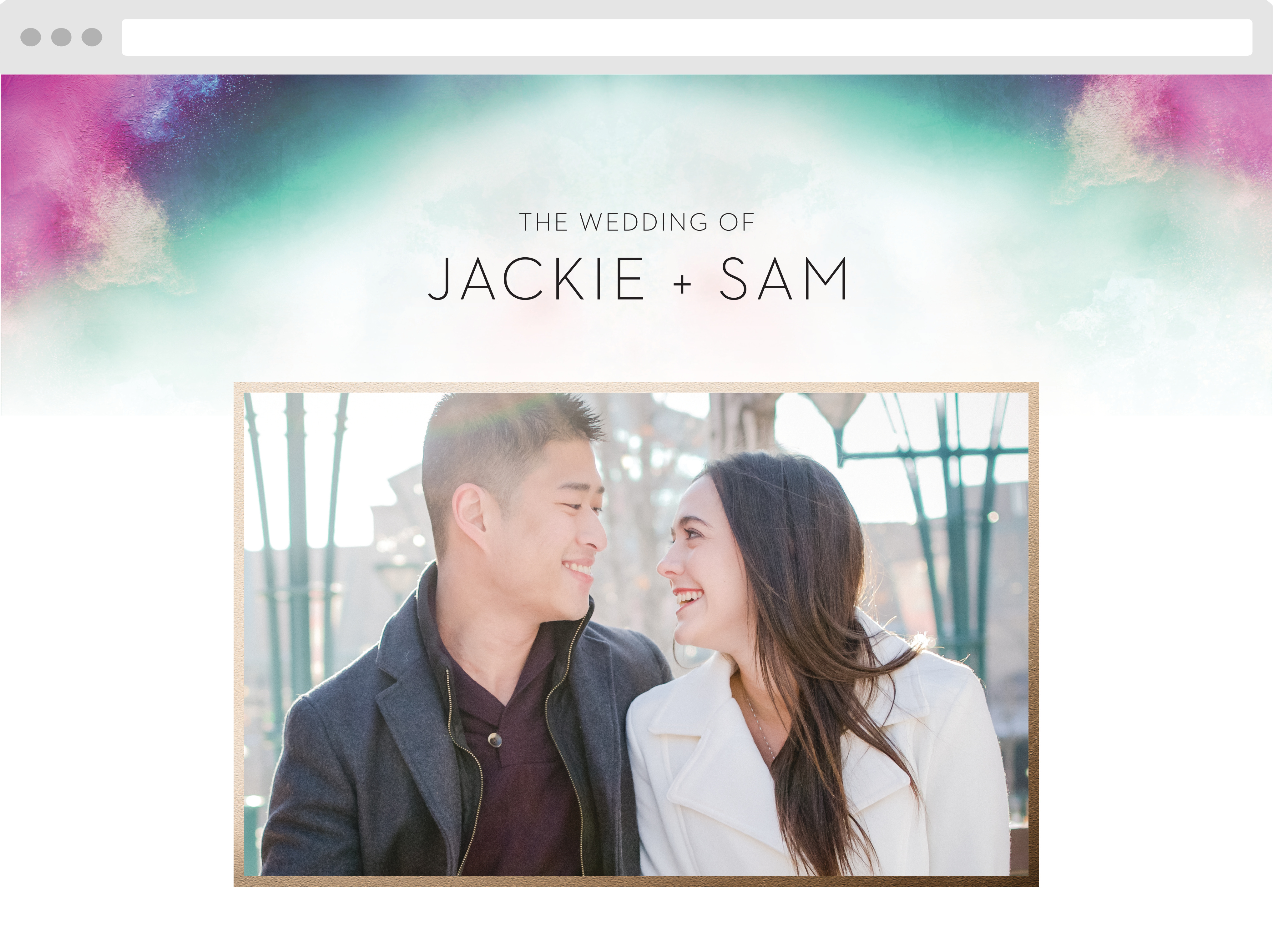 Love Hues Wedding Website