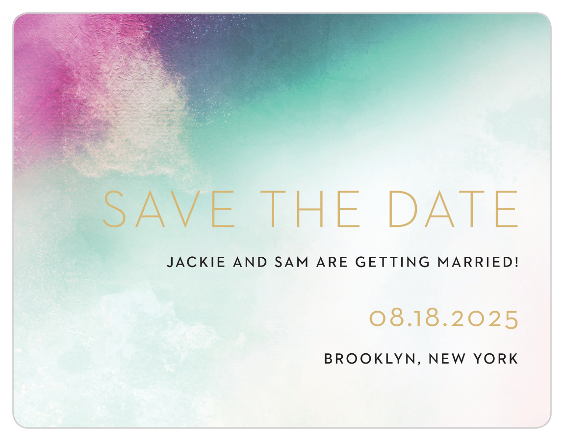 Love Hues Save the Date Cards