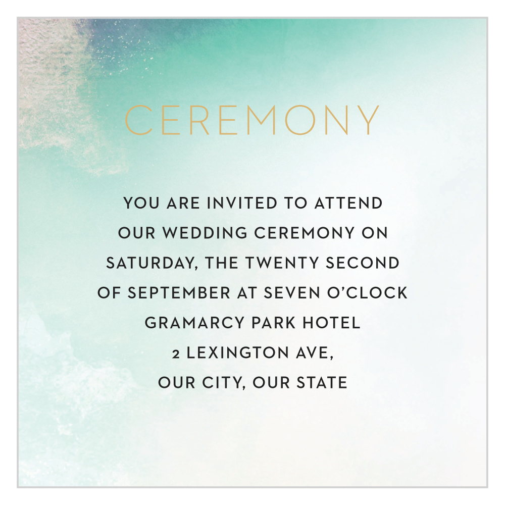 Love Hues Ceremony Cards