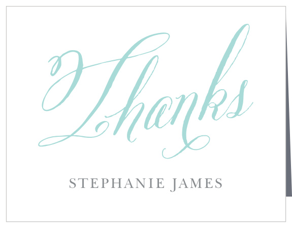 Our Script Year Adult Birthday Thank You Cards are a wonderful way to elegantly show your appreciation to your party guests.