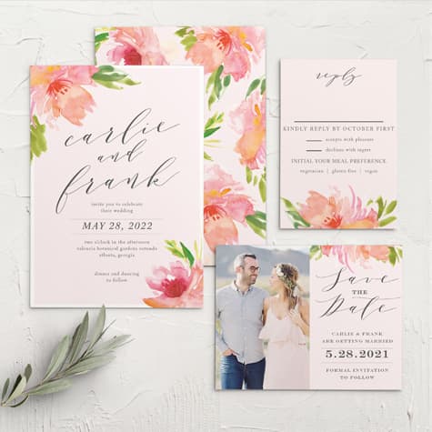 Botanical Gardens Wedding Invitations
