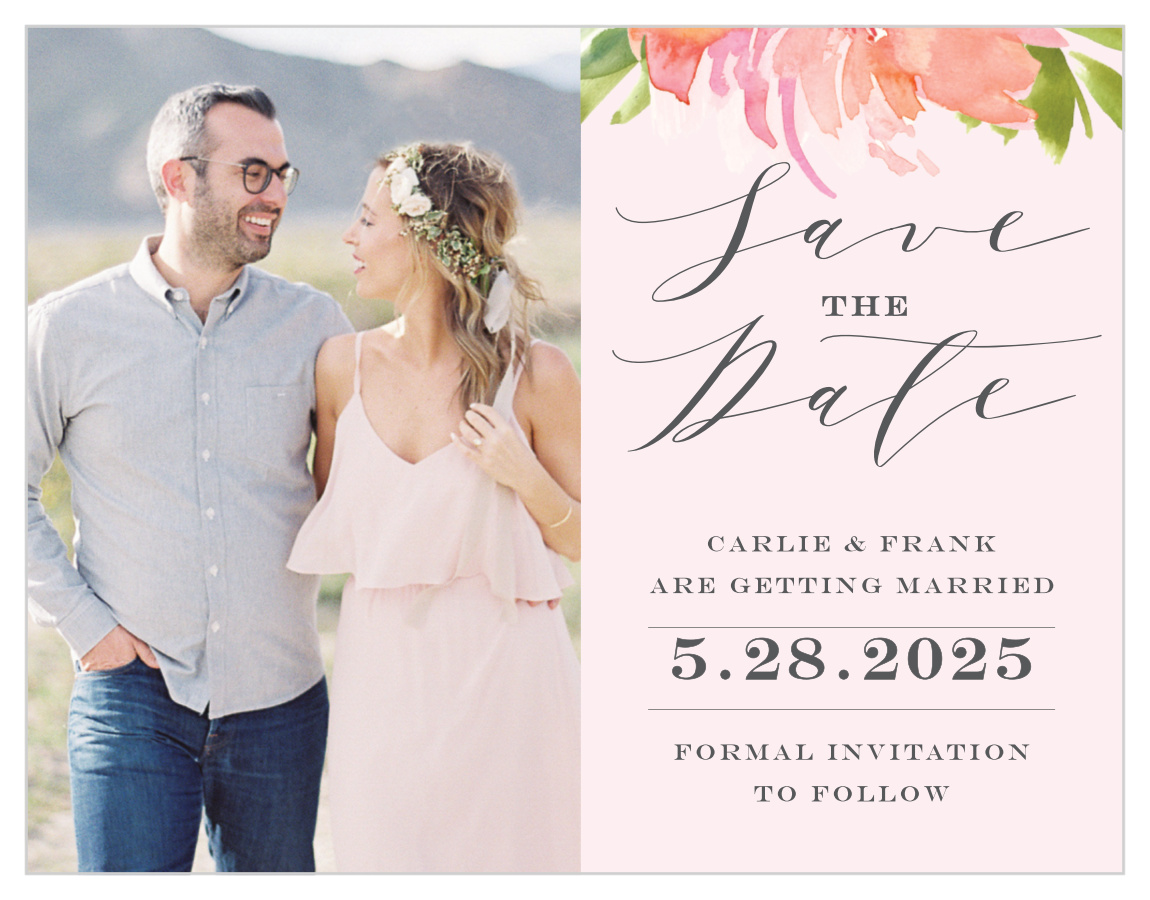 Botanical Gardens Save the Date Cards